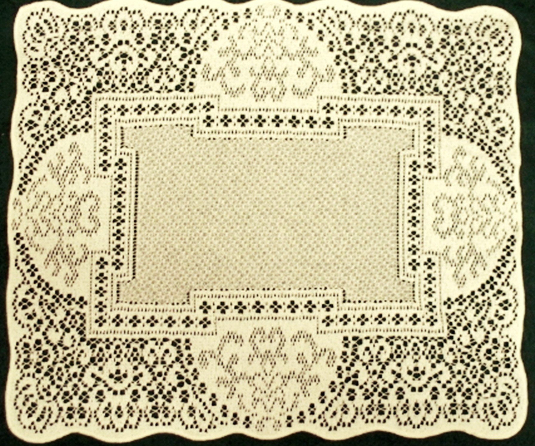 Placemats Canterbury Classic 14 x19 ecru Set Of (4) Heritage Lace