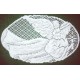 Doilies Joyful Angel 7x12 White Set Of (4) Heritage Lace