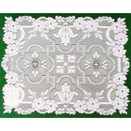 Placemats Filigree White 14x19 Set of (4) Heritage Lace