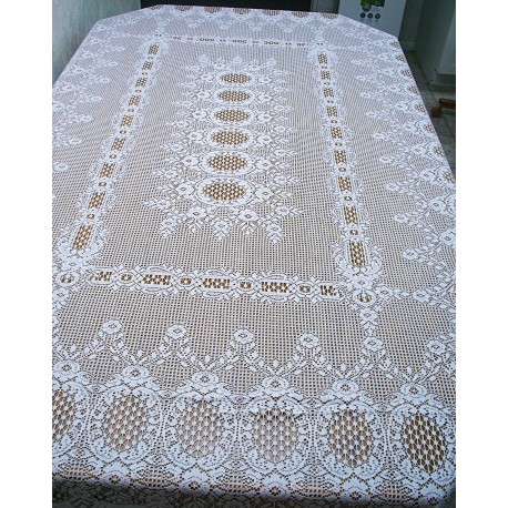 Tablecloths Valencia 60x84 White Oxford House