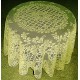 Tablecloth Trellis Rose 70 Inch Round Ivory Oxford House