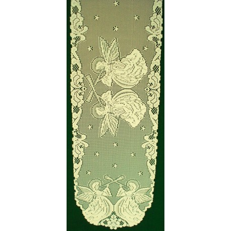 Angels 14x52 Ivory Table Runner 