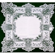 Table Topper Heirloom 36 x 36 White Heritage Lace