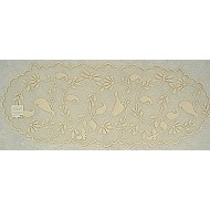 Table Runner Bristol Garden 14 x 36 Cafe Color Heritage Lace