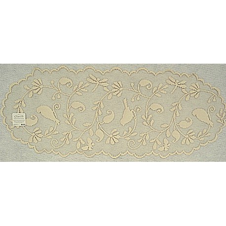Bristol Garden 14 x 36 Cafe Color Table Runner Heritage Lace