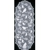 Bristol Garden 14 x 36 White Table Runner Heritage Lace