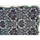 Table Topper Heritage Damask 42x42 Black Heritage Lace