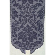 Table Runner Heritage Damask 14x49 Black Heritage Lace