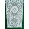 Table Runner Grantham-Filigree 14x36 White Heritage Lace