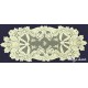  Christmas Horns 14x36 Ivory Table Runner Oxford House