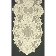 Cleremont 14x36 Ivory Table Runner Heritage Lasce