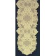 Cleremont 14x36 Ivory Table Runner Heritage Lasce