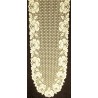 Table Runner Cottage Rose Lace Table Runner 14x 62 Ivory