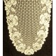 Table Runner Cottage Rose Lace Table Runner 14x 62 Ivory