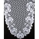 Cottage Rose 14x62 White Table Runner Heritage Lace