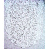 Dogwood 14x33 White Table Runner Heritage Lace