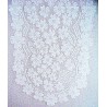 Dogwood 14x33 White Table Runner Heritage Lace