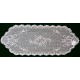 Floret 14x38 White Table Runner Heritage Lace