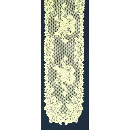 Holly Bells 14x72 Ivory Table Runner Oxford House