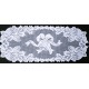 Holly Bells 14x36 White Table Runner Oxford House