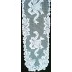Holly Bells 14x88 White Table Runner Heritage Lace
