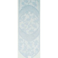 Table Runner Jasmine Sky Blue 14x62 Heritage Lace