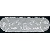  Nativity 14x52 White Table Runner Heritage Lace