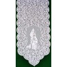 O Holy Night 14x47 White Table Runner Heritage Lace