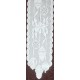 Table Runner Ornaments 15x60 White Heritage Lace