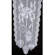 Table Runner Ornaments 15x60 White Heritage Lace