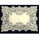 Heirloom 14x20 Ecru Set Of (4) Placemats Old Pattern Heritage Lace