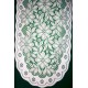 Poinsettia 13x40 White-Green Table Runner Oxford House