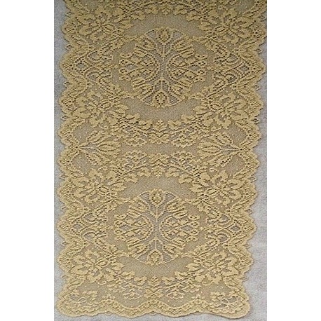 Savoy 14x36 Antique Gold Table Runner 