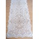 Savoy 14x36 White Table Runner 