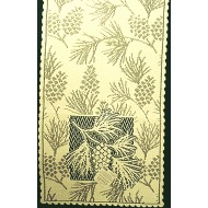 Table Runner Woodland 14x60 Ecru Heritage Lace