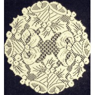 Holly Bells 12 Inch Round Ivory Set Of (2) Heritage Lace