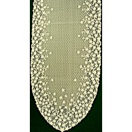 Table Runner Blossom 12x46 Ecru Heritage Lace