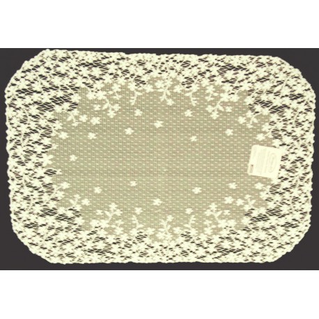 Blossom 14x20 Ecru Placemat Set OF (4) heritage Lace