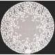 Blossom 20 Inch Round White Doilies Set Of (2) Heritage Lace