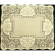 Canterbury Classic 14x19 Ecru Set Of (4) Heritage Lace