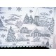 Mantel Scarf Sleigh Ride 20x96 White Heritage Lace