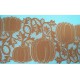 Table Runner Pumpkin Vine 14x36 Orange Heritage Lace