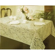 Tablecloth Julia 52x70 Rectangle Ivory Oxford House