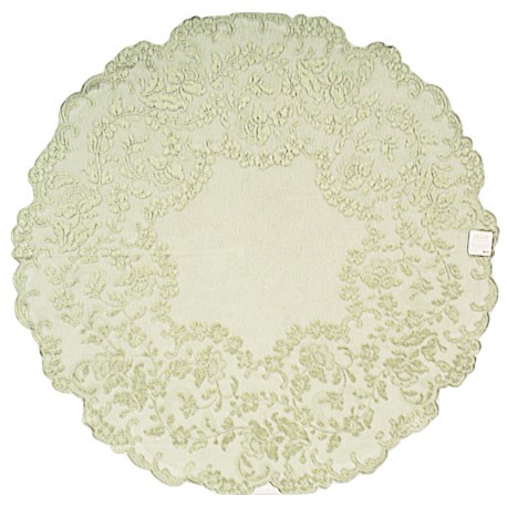 Table Toppers Elizabeth 42 R Silver Sage Heritage Lace