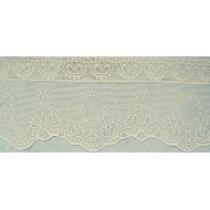 Curtain Valance Valencia 59x19 Ecru Oxford House