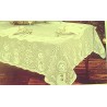 Tablecloths Snowman Family 60x104 Rectangle Ivory Heritage Lace