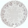 Blossom 20 Inch Round White Doilies Set Of (2) Heritage Lace