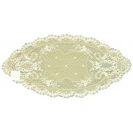 Doily Floret Ecru 14 x 28 Set Of (2) Heritage Lace