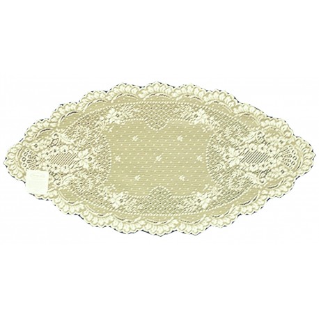 Doily Floret Ecru 14 x 28 Set Of (2) Heritage Lace