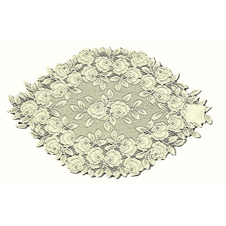 Doilies Tea Rose Ecru 14 x 24 Heritage Lace